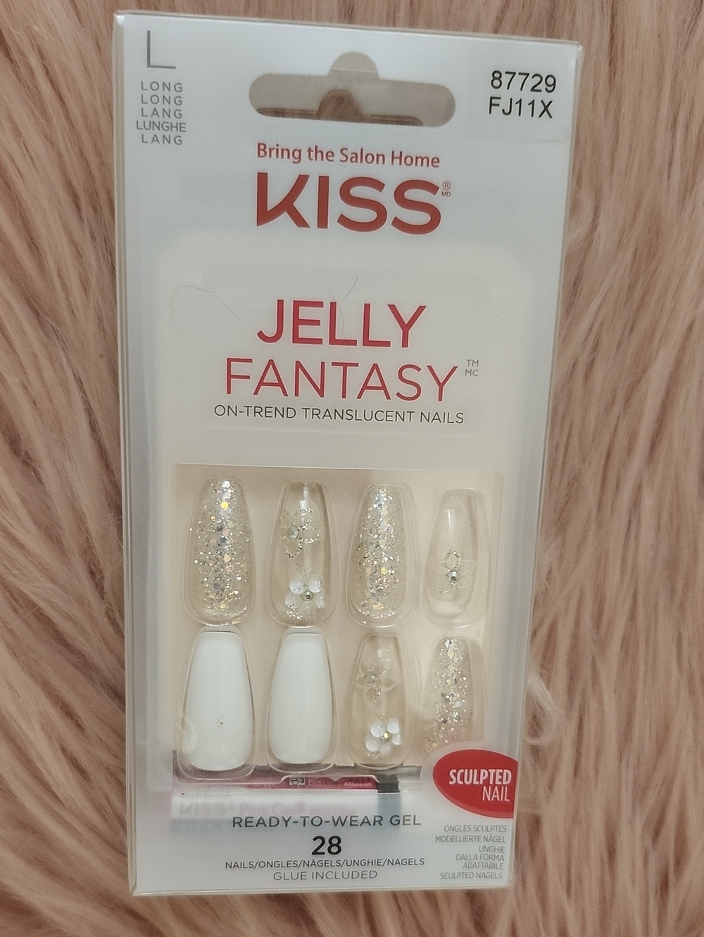 Brand New KISS JELLY FANTASY False Nails-L